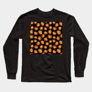 Pumpkin Pattern Long Sleeve T-Shirt